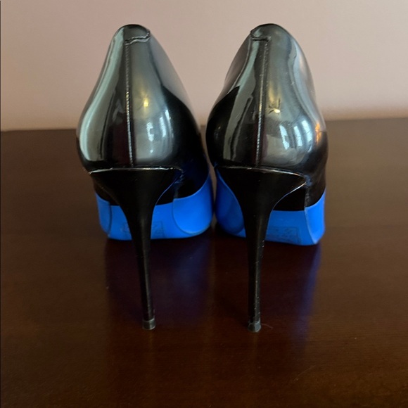 Aldo color block Black and Blue Heels NWOB - Picture 3 of 7